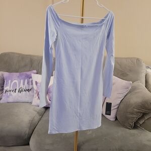 Target Women's Light Blue Long Sleeve Tunic